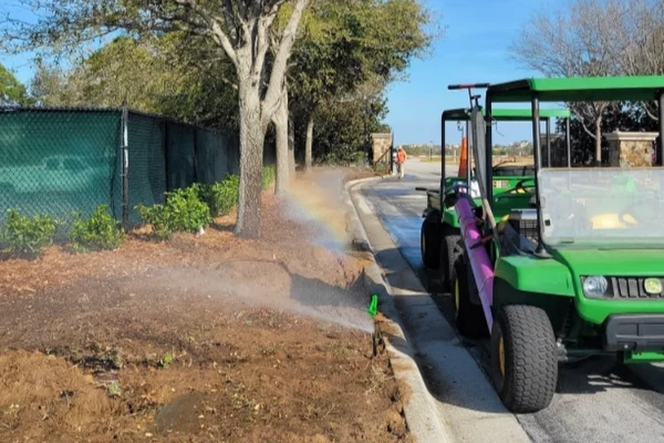 Professional lawn sprinkler system contractor